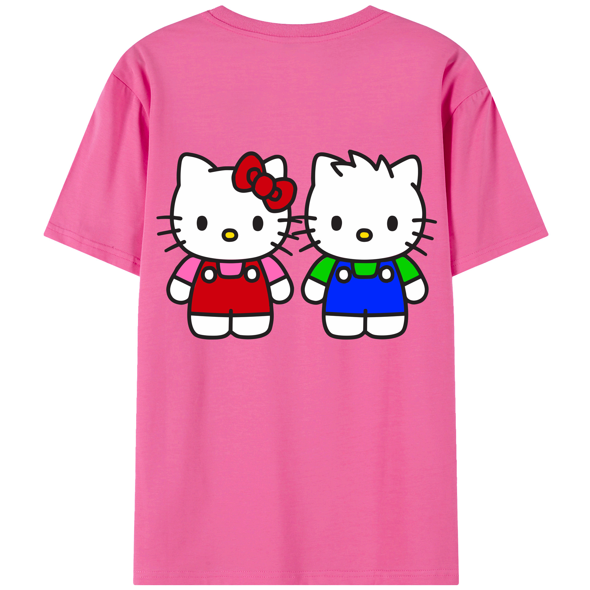 （画像用） Hello Kitty ハローキティ レディース半袖Tシャツ(バックプリント)